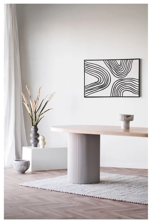 Beżowy ceramiczny wazon (wysokość 19,5 cm) Rona – House Nordic