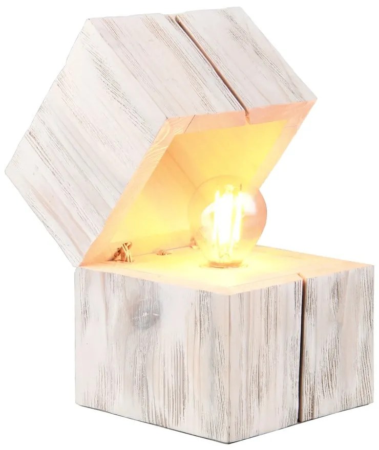 Biała lampa stołowa (wys.16 cm) Treasure – Trio
