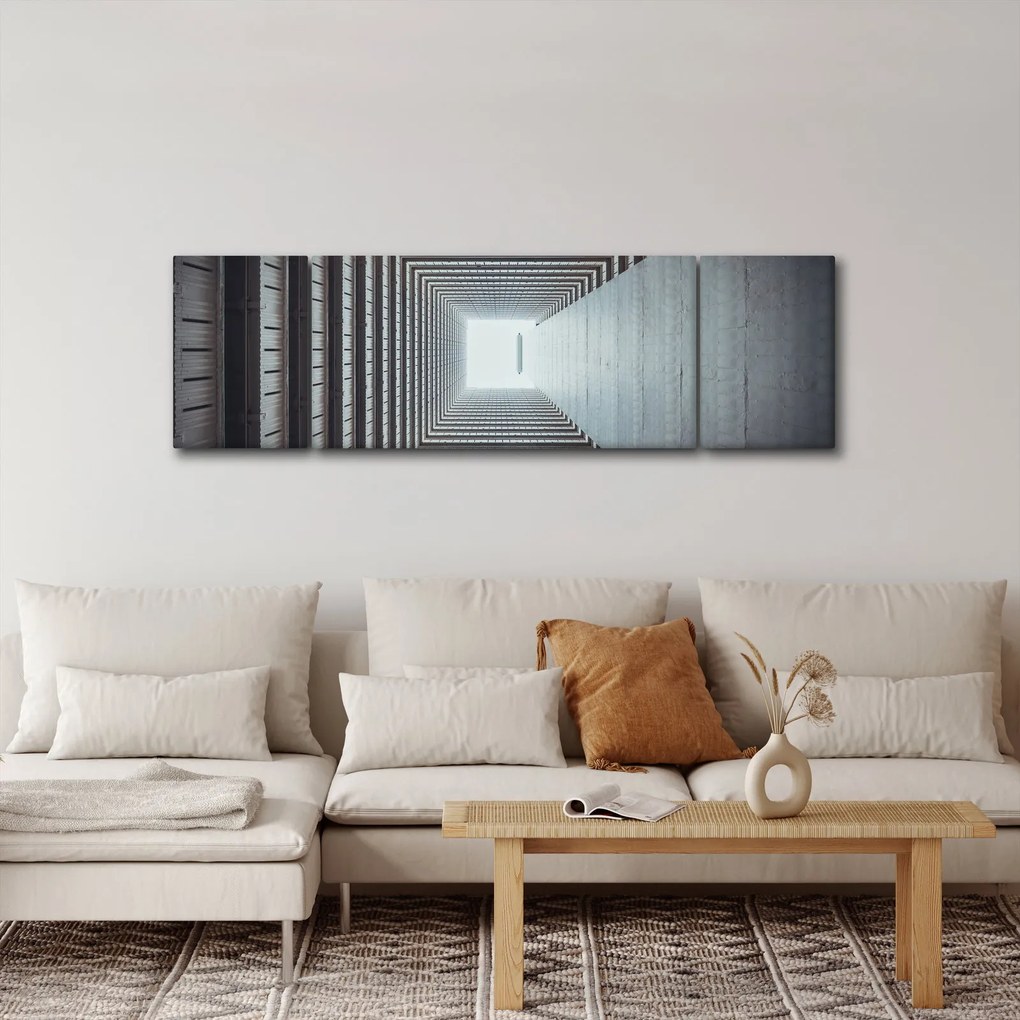 Obraz - Widok z wnętrza budynku (170x50 cm)