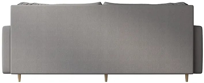 Popielata sofa rozkładana z pojemnikiem na pościel - Ahmo