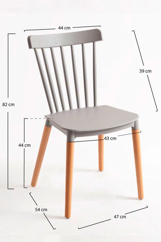 Zestaw 2 Krzese Leka