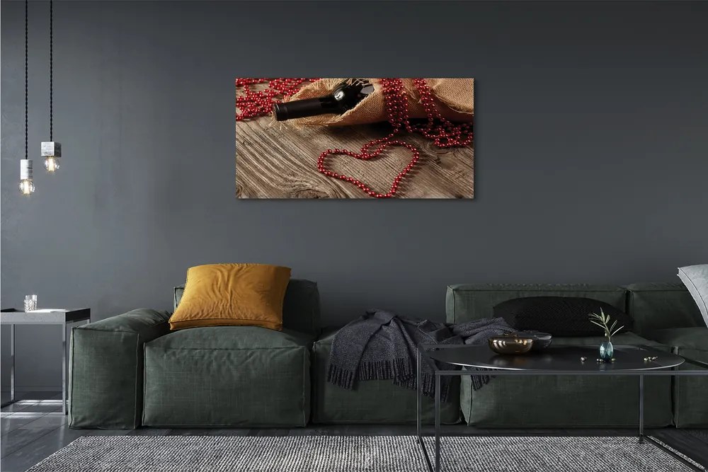 Duży obraz na płótnie Romantyczny Akcent Z Winem