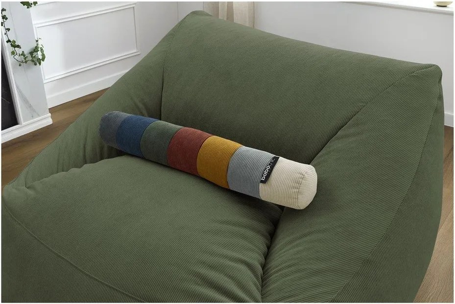 Zielony sztruksowy worek do siedzenia Lilibet – Bobochic Paris