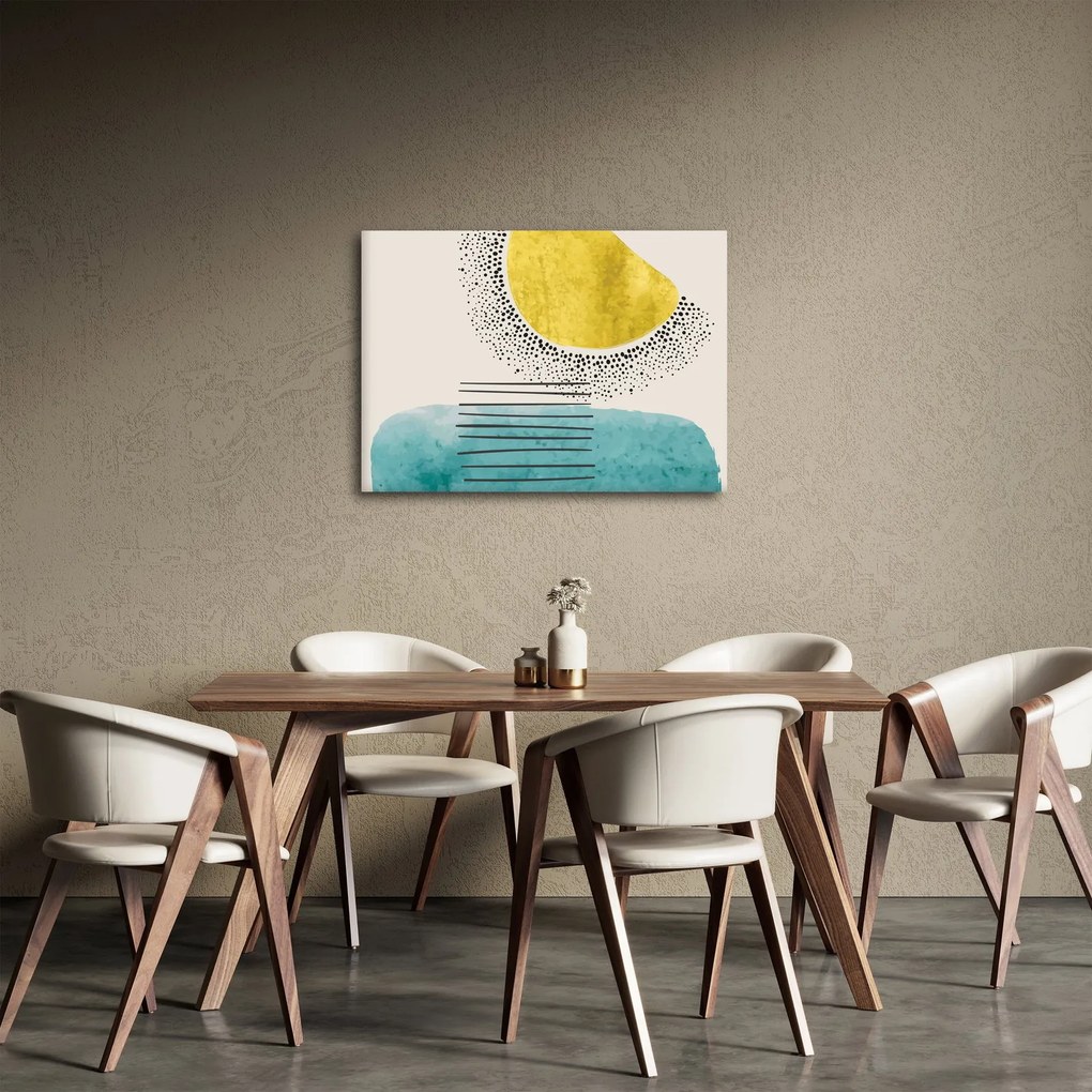 Obraz - Abstrakcyjny obraz plaży N⁰2 (70x50 cm)