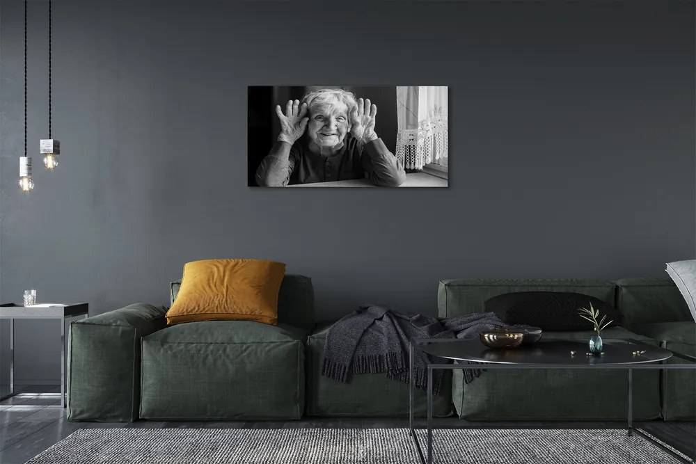 Duży obraz na płótnie Starsza Kobieta