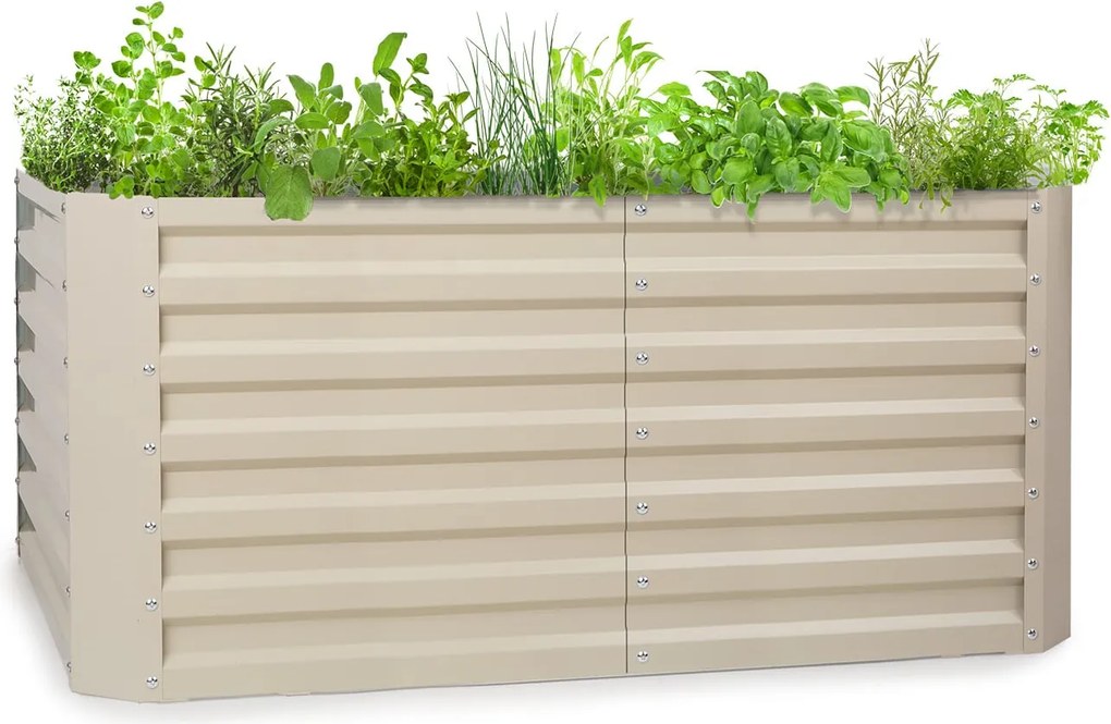 Blumfeldt Terrabox 120x60x60 cm Skrzynia na warzywa Krém