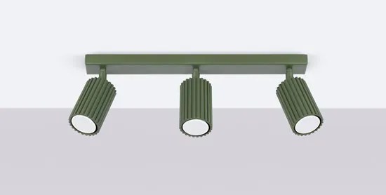 Oliwkowa lampa syfitowa w stylu loft - D307-Melson