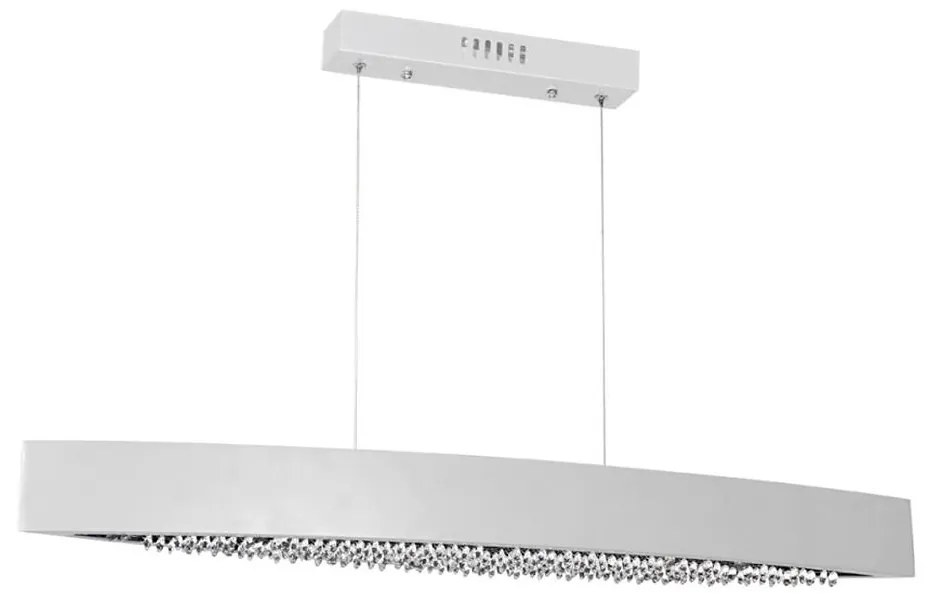 LED Żyrandol kryształowy na lince BOCCA 1xLED/18W/230V