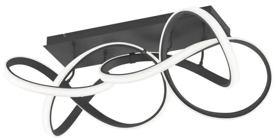 Ściemnialna oprawa sufitowa INDIGO LED/64W/230V czarna