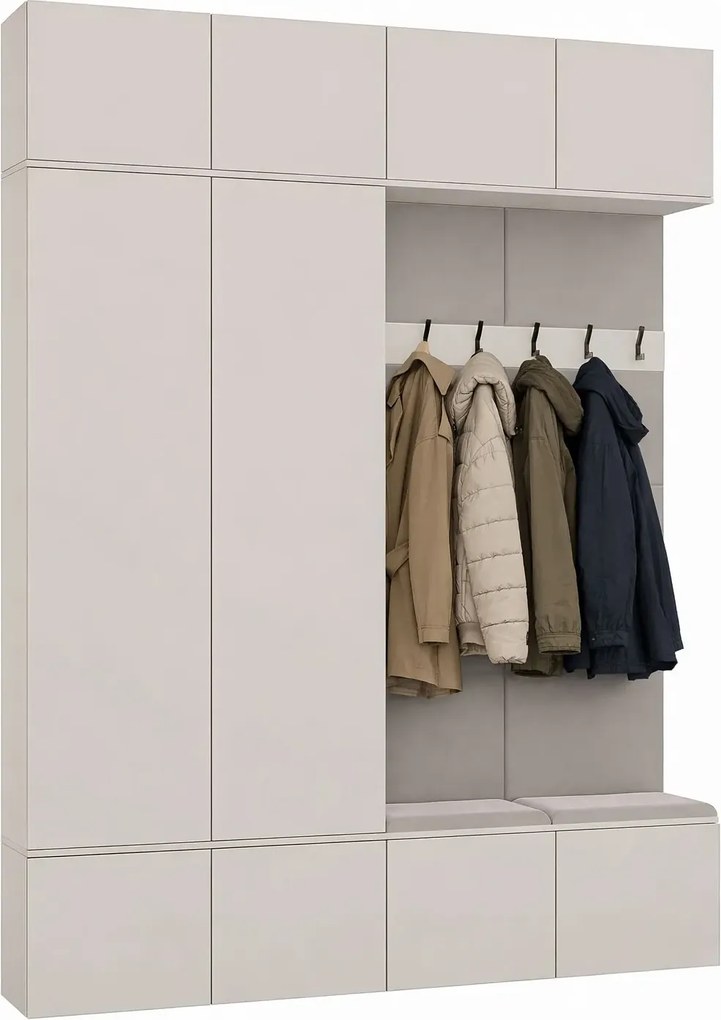 Zestaw kaszmirowych szaf do przedpokoju F2-E77