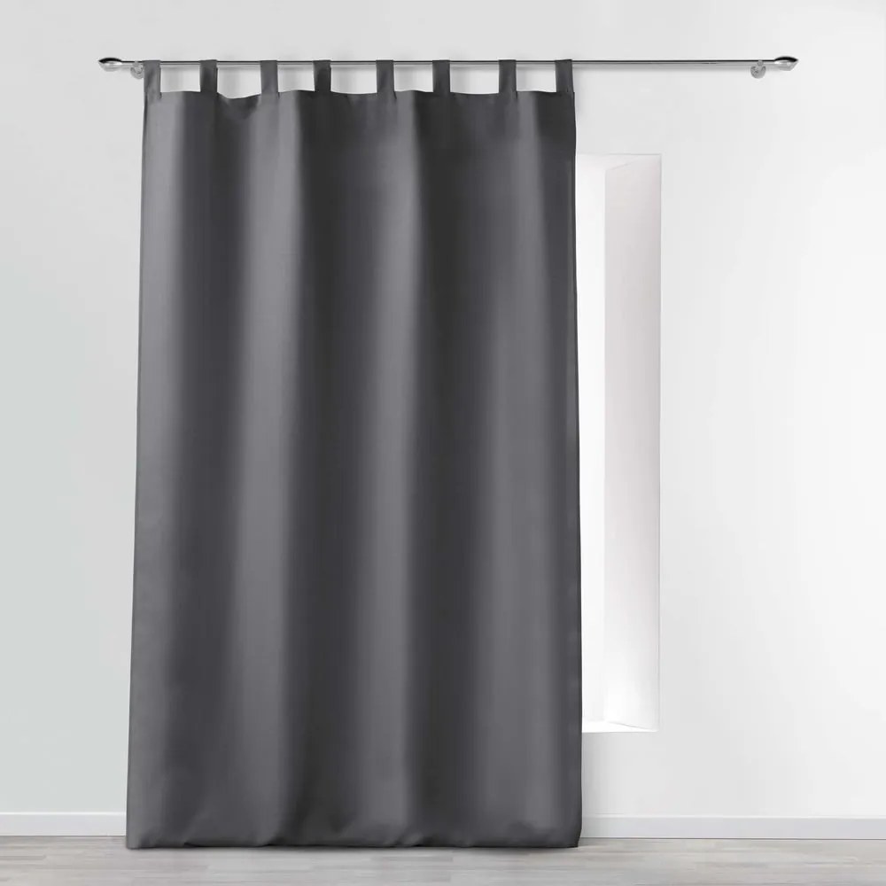 Ciemnoszara zasłona 140x260 cm Essentiel – douceur d'intérieur