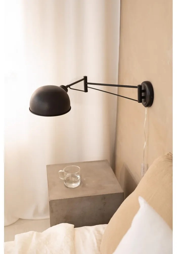 Czarny kinkiet Portland – Markslöjd