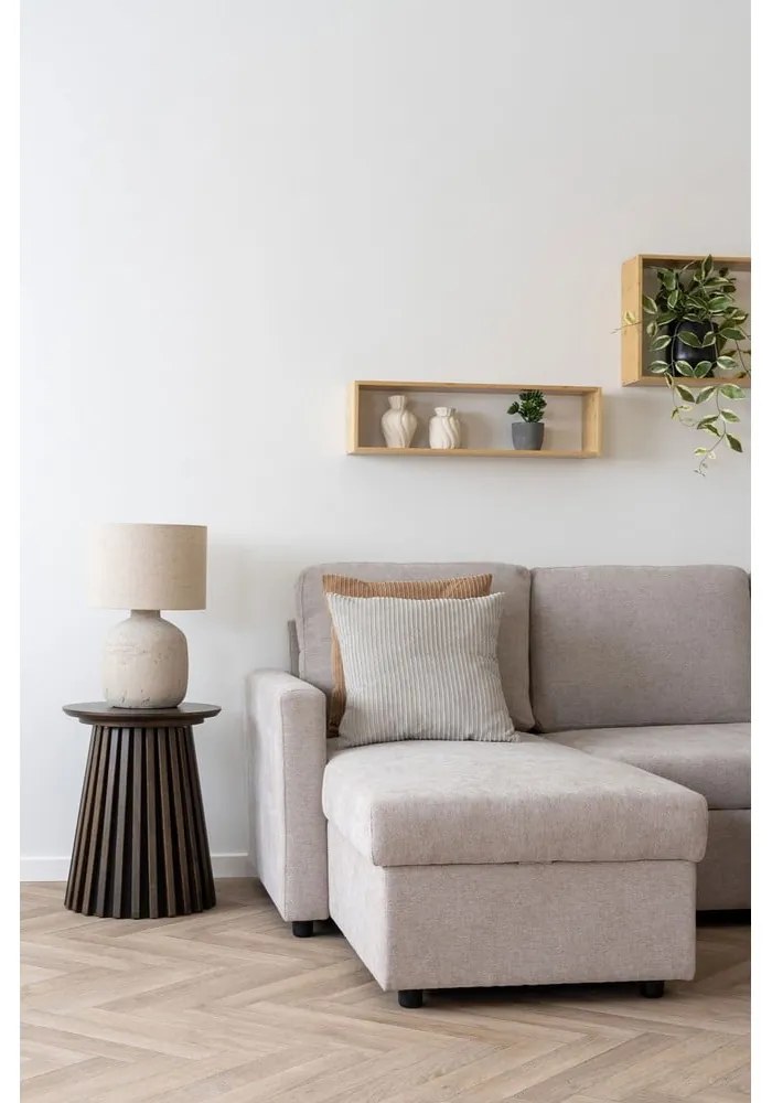 Wielopoziomowa bambusowa półka w naturalnym kolorze 70 cm Ember – House Nordic