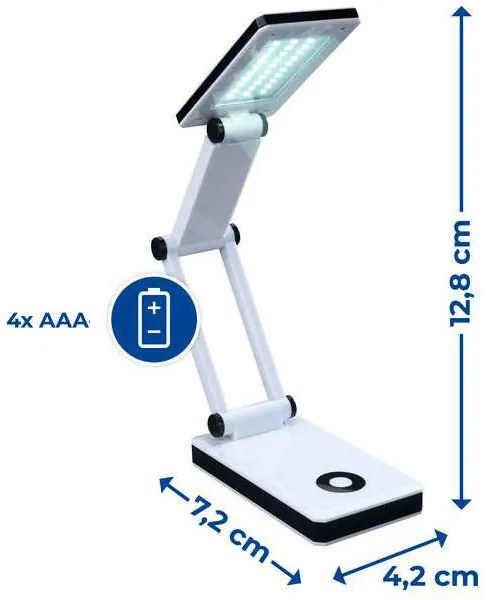 Składana lampka LED, zasilana na USB