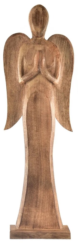 InDecor Anioł z drewna mango, 35 x 10 x 108 cm, 108 cm