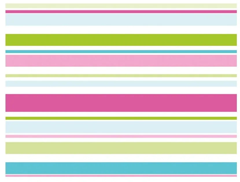 Tapeta dziecięca z włókniny 200 cm x 154 cm Bright Stripes – Artgeist