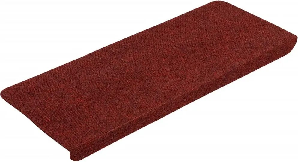15 sztuk czerwonych samoprzylepnych dywaników na schody G5-M12