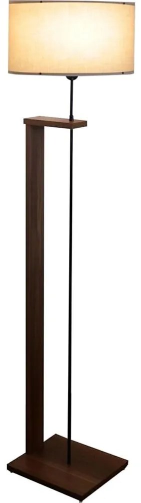 Lampa stojąca AYD 1xE27/40W/230V beżowa/brązowa