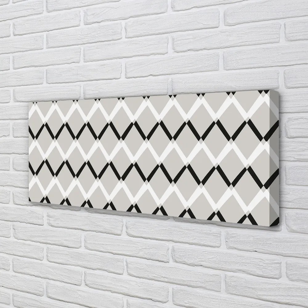 Obraz drukowany na płótnie Szlachetny Wzór Diamentowy