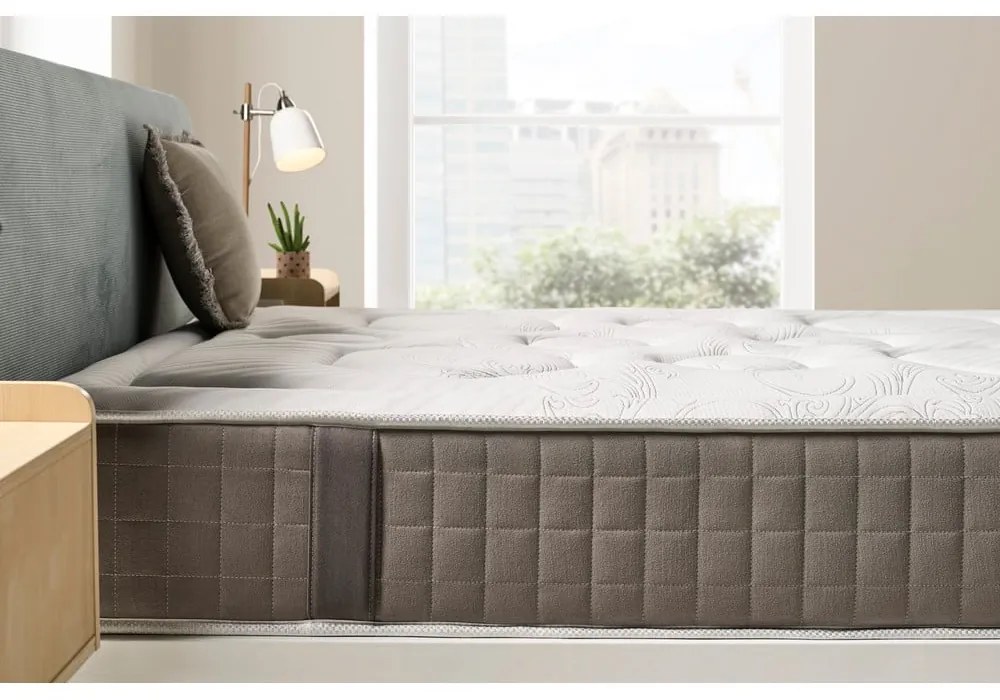 Twardy/średnio twardy piankowy dwustronny materac termoregulacyjny 80x200 cm HEXAFLEX GEL – Moonia