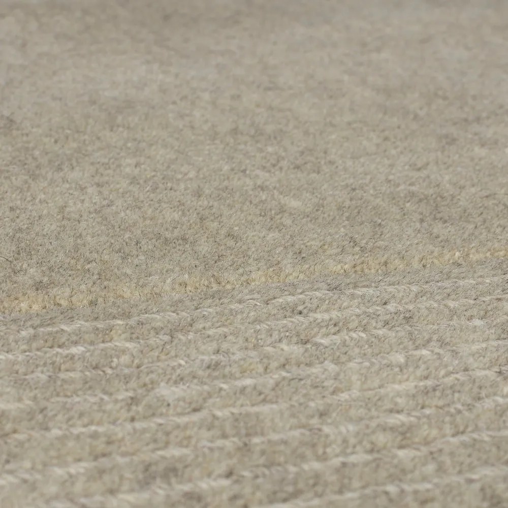 Beżowy chodnik wełniany 60x230 cm – Flair Rugs