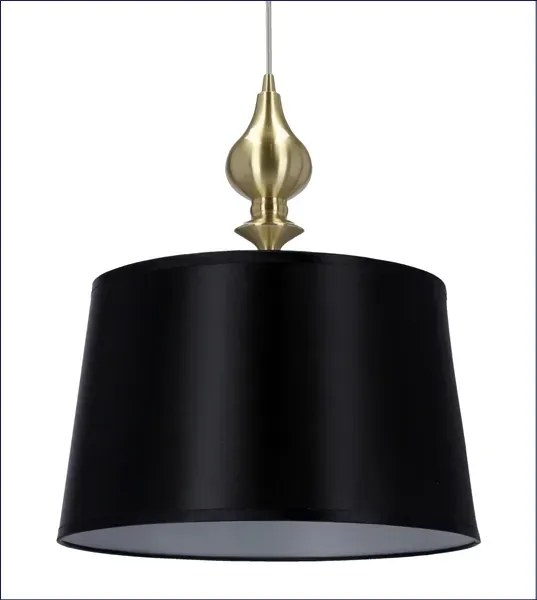 Wisząca lampa z czarnym abażurem - C8-R21