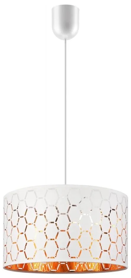 Lampa wisząca na lince ULLE 1xE27/15W/230V biała