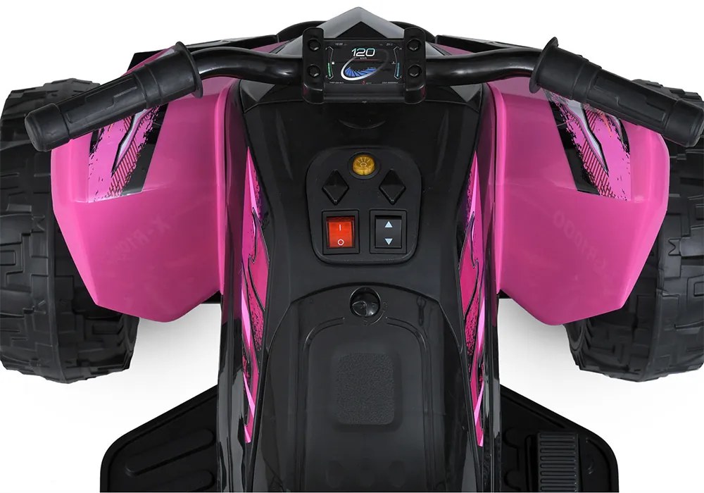 Elektryczny quad dla dzieci, 12V, różowy