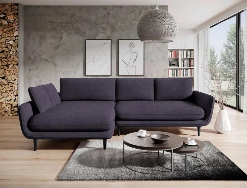 Narożnik SOLANO funkcja spania pojemnik poduszki WERSAL