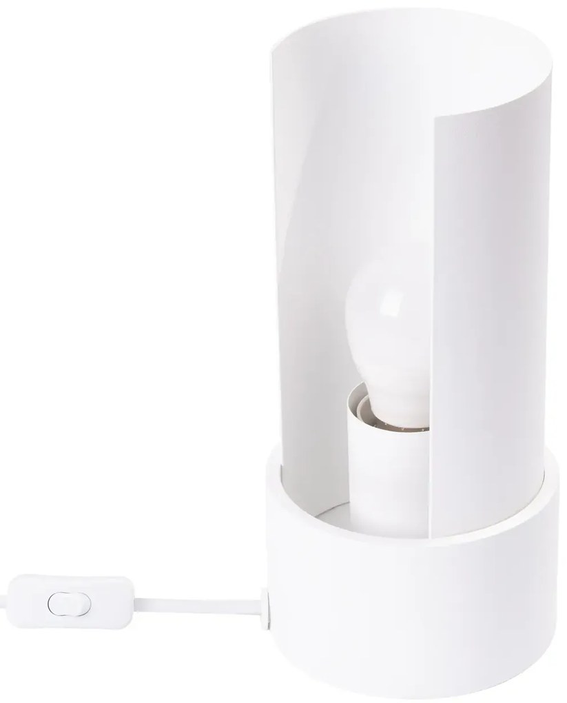 Lampa biurkowa FLASH biała SOLLUX LIGHTING