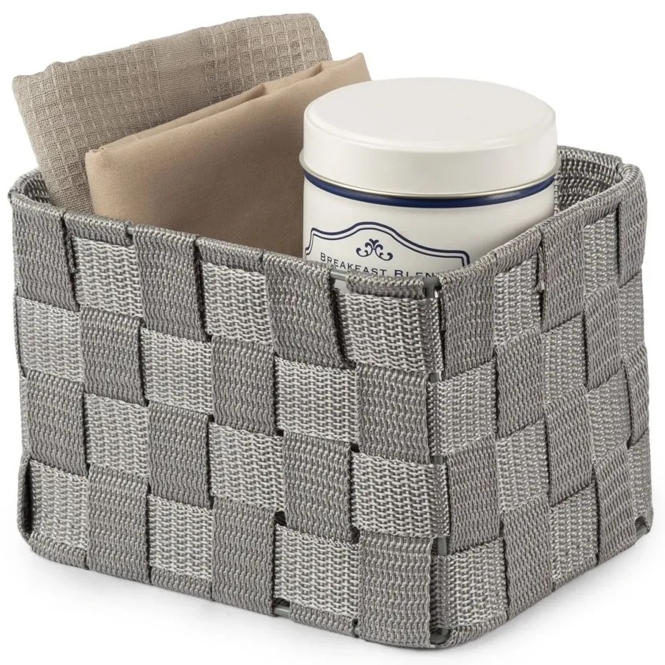 Compactor Organizer do przechowywania do szuflady TEX 19 x 14 x 13 cm, szary