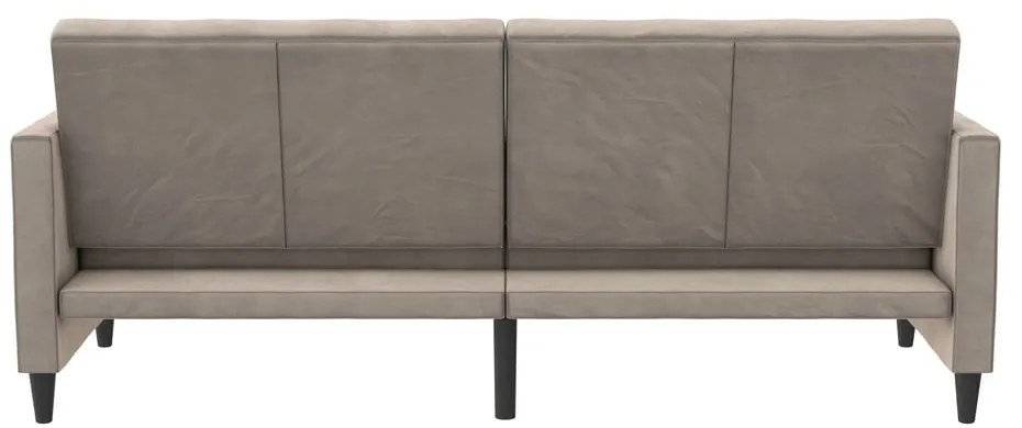 Jasnoszara aksamitna sofa 207 cm Celine – Støraa