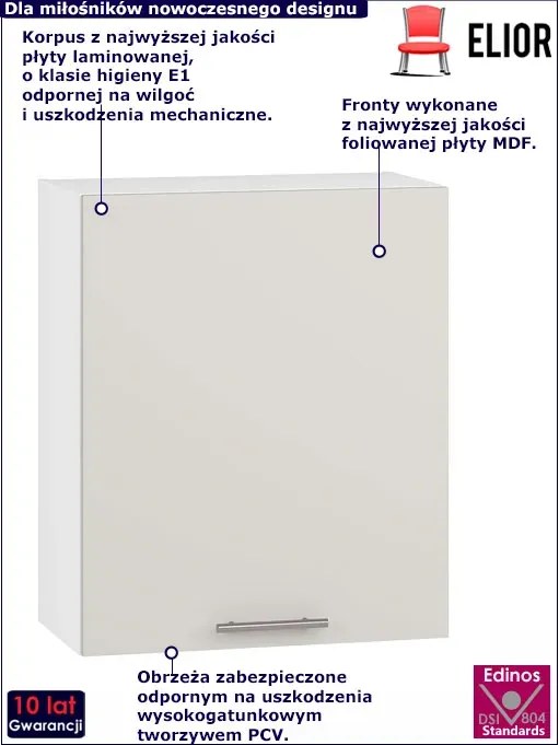 Szafka kuchenna górna kaszmirowa H9-N86