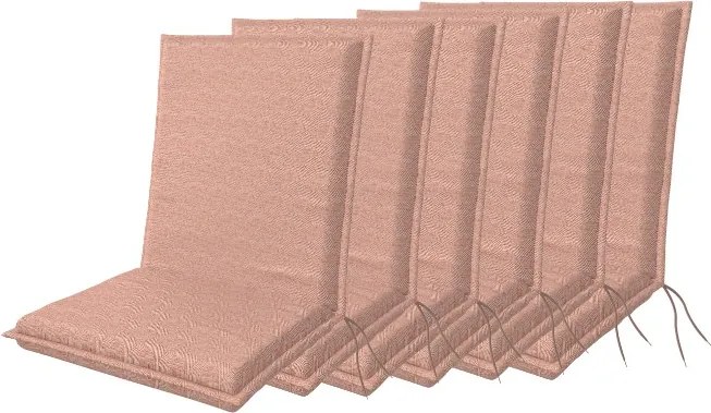 Doppler ART 4041 - zestaw 6 szt. poduszek na fotel z niskim oparciem