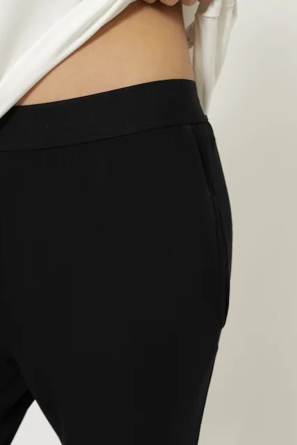 Damska bambusowa piżama CHIARA M Kremowy / Czarny