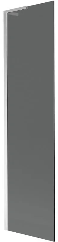 Mexen Next L parawan nawannowy 1-skrzydłowy 50 x 150 cm, grafit, chrom - 895-050-000-03-40-01