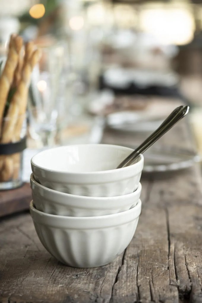 IB Laursen Cermaiczna miska kremowa MYNTE BUTTER CREAM