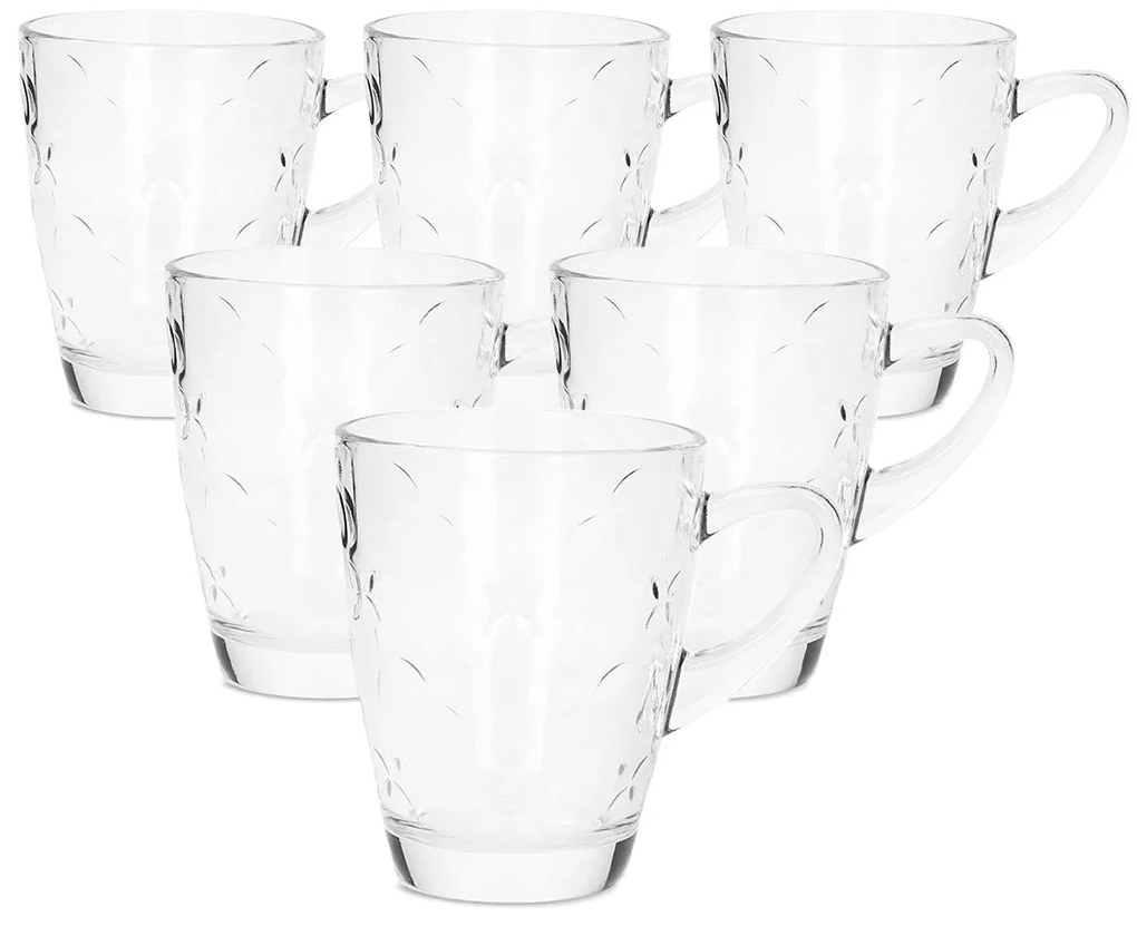 Florina Zestaw kubków szklanych Iris, 300 ml, 6 szt.