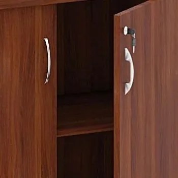 Szafka biurowa ARRISTO LUX, 800 x 400 x 836 mm, orzech
