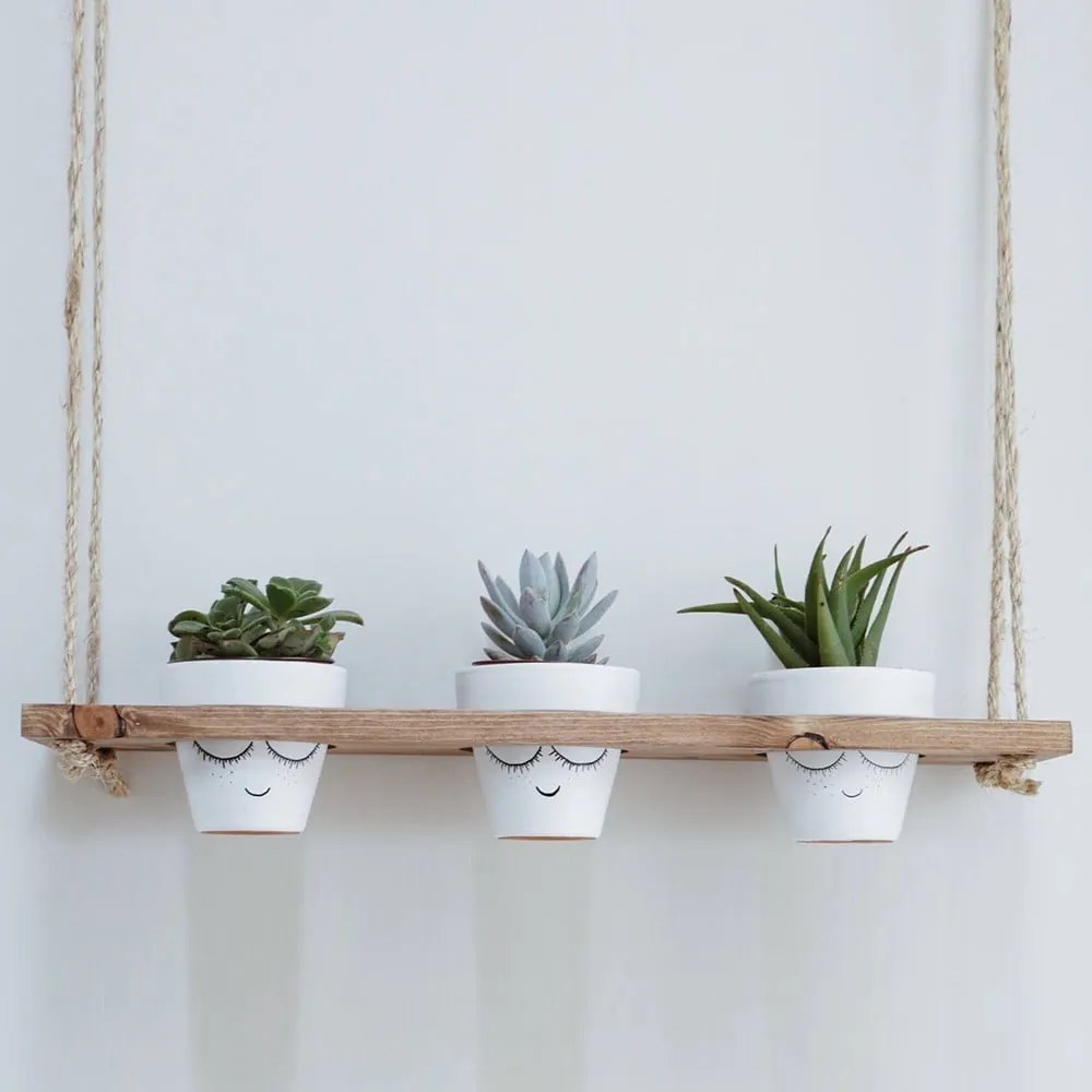 Drewniany kwietnik (wysokość 80 cm) Gar – Kalune Design