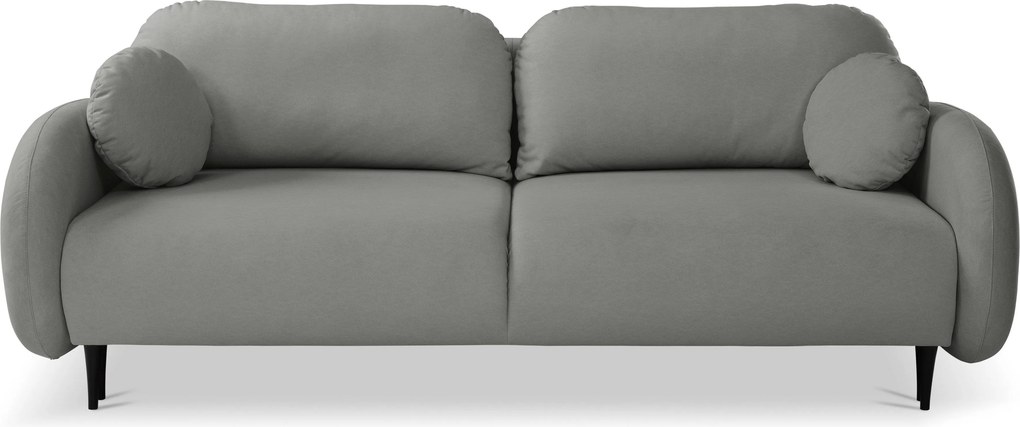 Masseno Sofa AGIO z funkcją spania i pojemnikiem na pościel - Szary - CASTEL 93