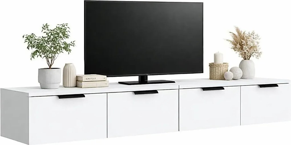 Zestaw dwóch wiszących szafek białych G0-R67