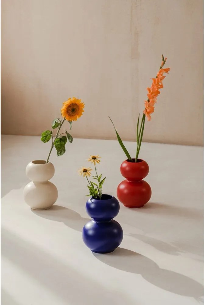 Beżowy ceramiczny wazon (wysokość 36 cm) Tuga – noo.ma