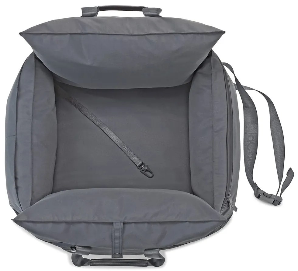 Ciemnoszara torba transportowa dla psów 50x50 cm Viaggio Asphalt – MiaCara
