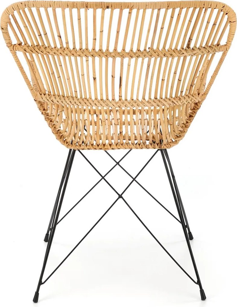 Rattanowe krzesło na stalowych nogach K335