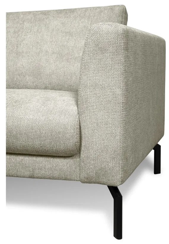 Beżowa sofa z tkaniny szenilowej 216 cm Gomero – Scandic