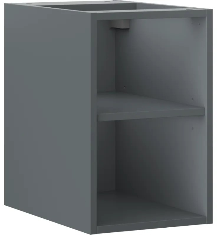 Mexen Box-A szafka otwarta z półką 30 cm, grafit mat - 91AX2-0300-470-0-66