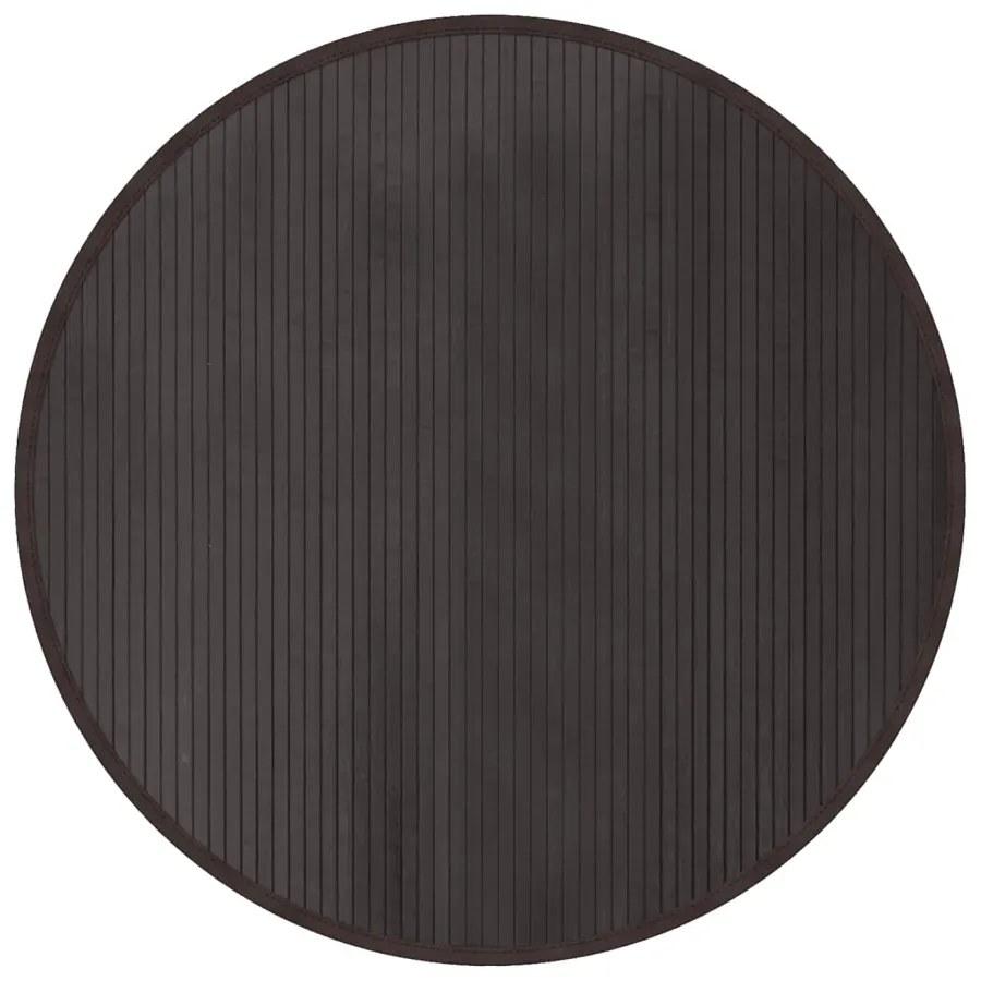 Ciemnobrązowy stylowy dywanik 100 cm - Glaso 5X