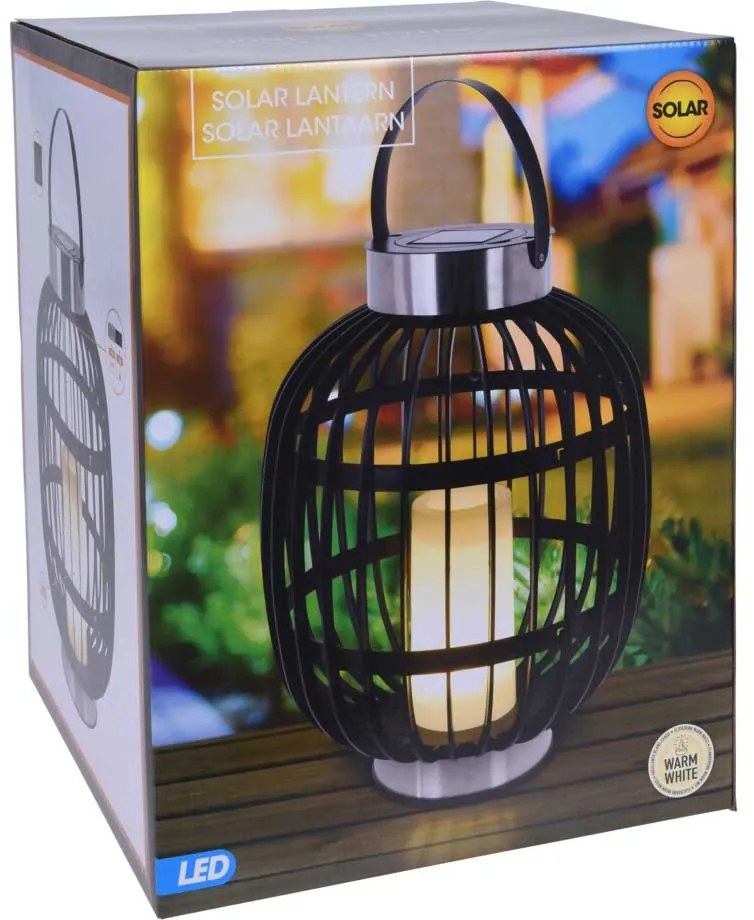 Lampion LED z baterią solarną, Ø 35 x 44,5 cm