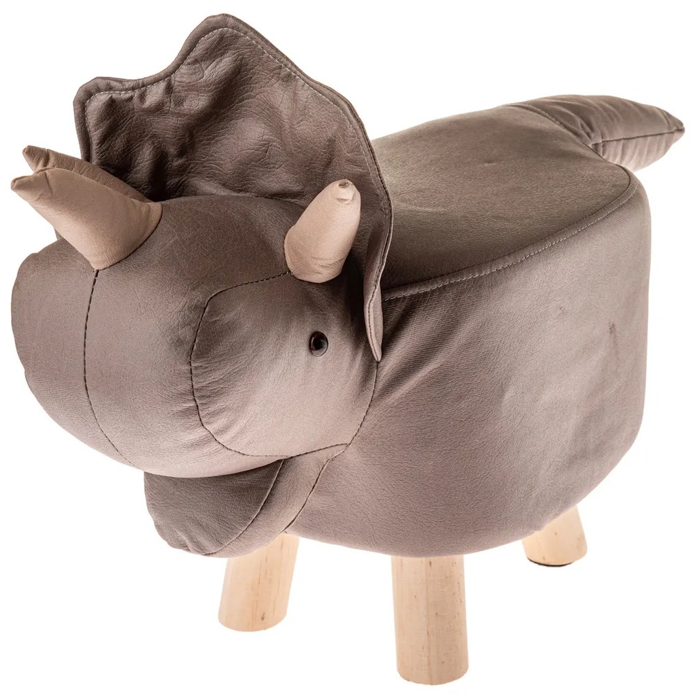 Zmywalny stołek/taboret Nosorożec, 50 x 28 x 24 cm